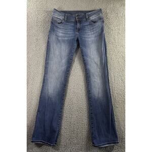 Mavi Jeans Women 29‎ Mid Rise Bootcut Western Festival Casual Classic Dark Wash